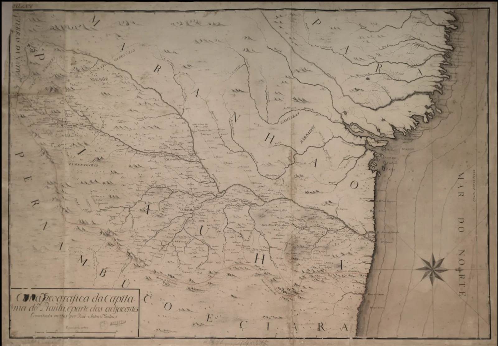 Cartografia histórica da Capitania do Ceará, Piauí e Maranhão